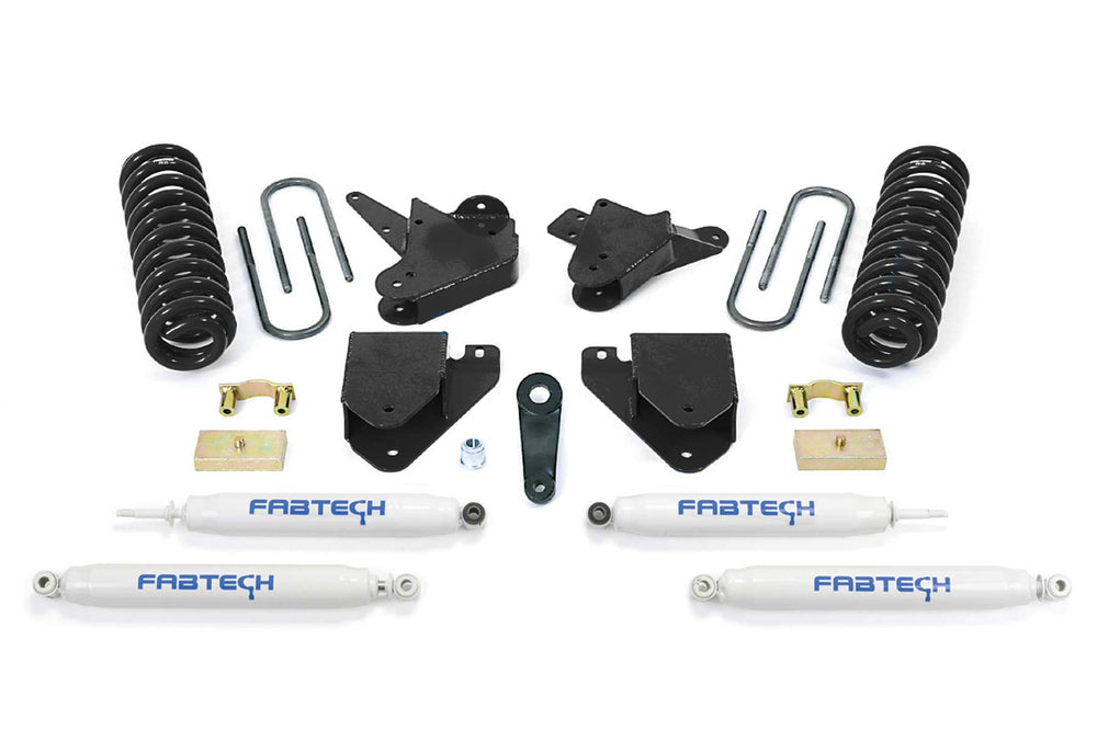 Fabtech Basic Lift System w/Shocks — 6" Lift — 2005-2007 Ford F-250 Super Duty (K2060)
