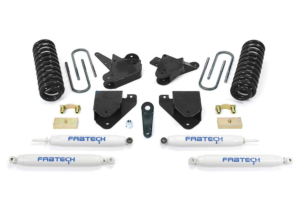 Fabtech Basic Lift System w/Shocks — 6" Lift — 2008-2010 Ford F-250 Super Duty (K2062)