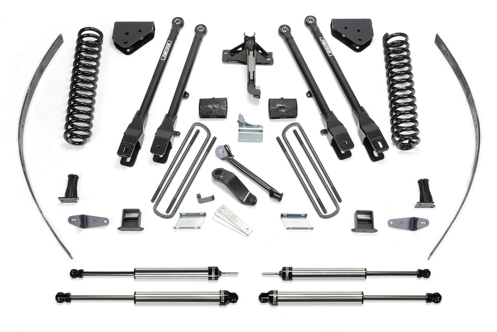 Fabtech 4 Link Lift System, 8" Lift — With Factory Overload, Dirt Logic 2.25 Shocks — 2008-2015 Ford F-250 Super Duty & 2014 Ford F-350 Super Duty (K2126DL)
