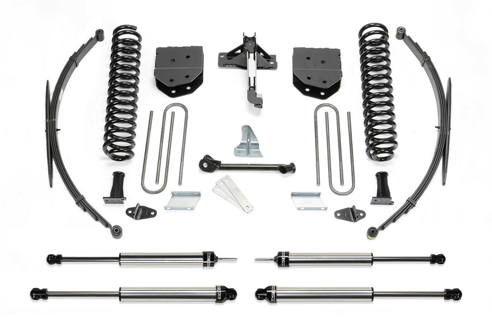 Fabtech Basic Lift System w/Shocks — 8" Lift — 2008-2015 Ford F-250 Super Duty / F-350 Super Duty (K2127DL)