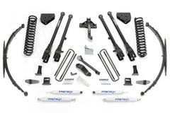 Fabtech 4 Link Lift System, 8" Lift — Rear Leaf Springs, Performance Shocks — 2008-2015 Ford F-250 Super Duty / Ford F-350 Super Duty (K2129)