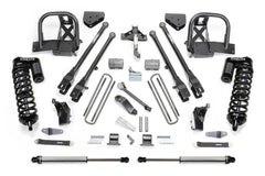 Fabtech 4 Link Lift System, 6" Lift — 8-Lug, Dirt Logic 4.0 Coilovers, Dirt Logic Rear Shocks — 2008-2015 Ford F-350 Super Duty (K2146DL)