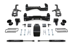 Fabtech Basic Lift System w/Shocks, 6" Lift — 2015-2020 Ford F-150, 4WD