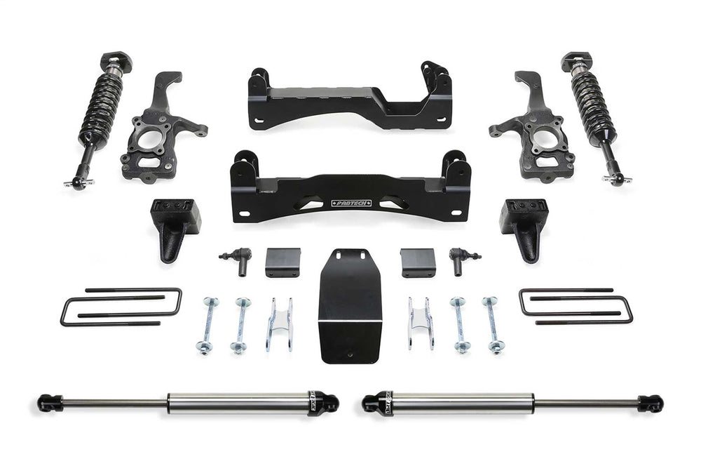 Fabtech Performance Lift System w/Shocks — 6" Lift — 2015-2020 Ford F-150 (K2195DL)