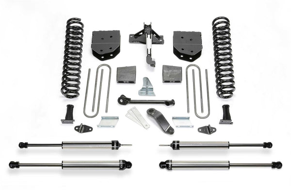 Fabtech Basic Lift System with Shocks — 4" Lift — 2008-2016 Ford F-250 Super Duty / F-350 Super Duty (K2210DL)