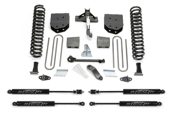 Fabtech Basic Lift System with Shocks — 4" Lift — 2008-2016 Ford F-250 Super Duty / F-350 Super Duty (K2210M)