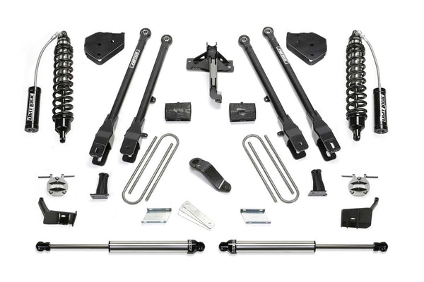 Fabtech 4 Link Lift System, 6" Lift — Diesel, Dirt Logic 2.5 Coilovers, Dirt Logic 2.25 Rear Shocks — 2017-2022 Ford F-250 Super Duty / Ford F-350 Super Duty (K2244DL)