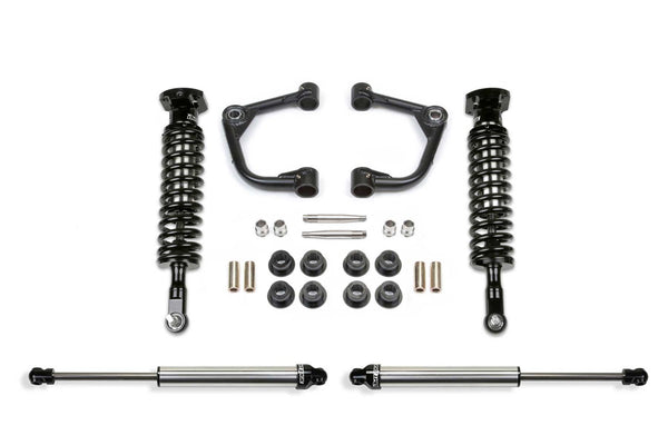Fabtech Système de rehaussement à bras de suspension supérieurs Uniball avec amortisseurs — rehaussement de 2 po — 2015-2020 Ford F-150 (K2260DL)
