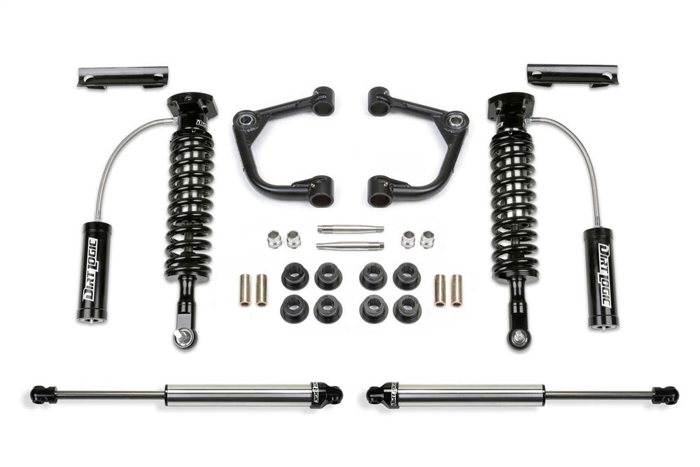 Fabtech Uniball UCA Lift System w/Shocks — 2" Lift — 2015-2020 Ford F-150 (K2261DL)