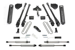 Fabtech 4 Link Lift System, 6" Lift — Gas, Dirt Logic 2.25 Reservoir Front / Dirt Logic Rear Shocks — 2017-2021 Ford F-250 Super Duty / Ford F-350 Super Duty (K2296DL)