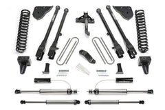 Fabtech 4 Link Lift System, 6" Lift — Diesel, Dirt Logic 2.25 Reservoir Front / Dirt Logic Rear Shocks — 2023-2026 Ford F-250 Super Duty / Ford F-350 Super Duty (K2418DL)