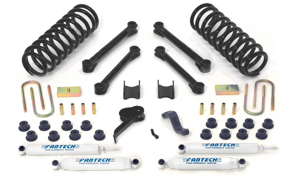 Fabtech Performance Lift System w/Shocks — 4.5" Lift — 2009-2010 Dodge Ram 2500 / 3500; 2011-2013 Ram 2500 / 3500 (K3037)