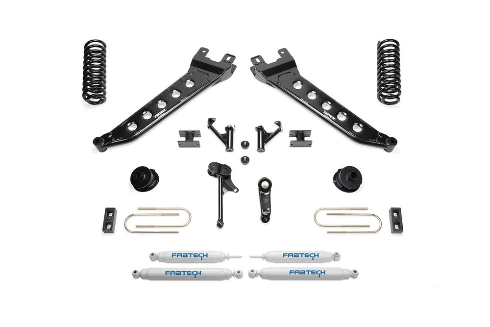 Fabtech Radius Arm Lift System, 5" Lift — 2013-2018 Ram 3500