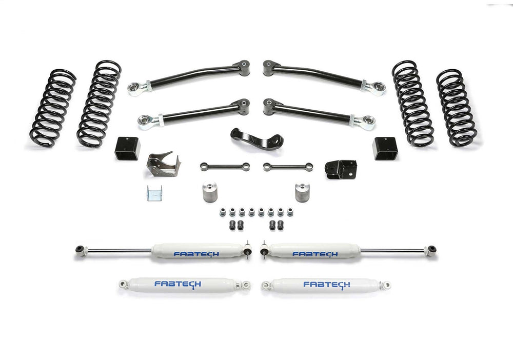 Fabtech Trail Lift System, 3" Lift — 2007-2017 Jeep Wrangler