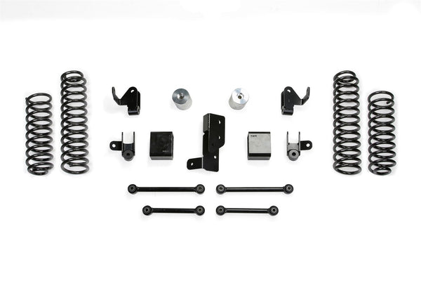 Fabtech Système de rehaussement Sport, rehaussement de 3 po — 2018+ Jeep Wrangler, 4WD