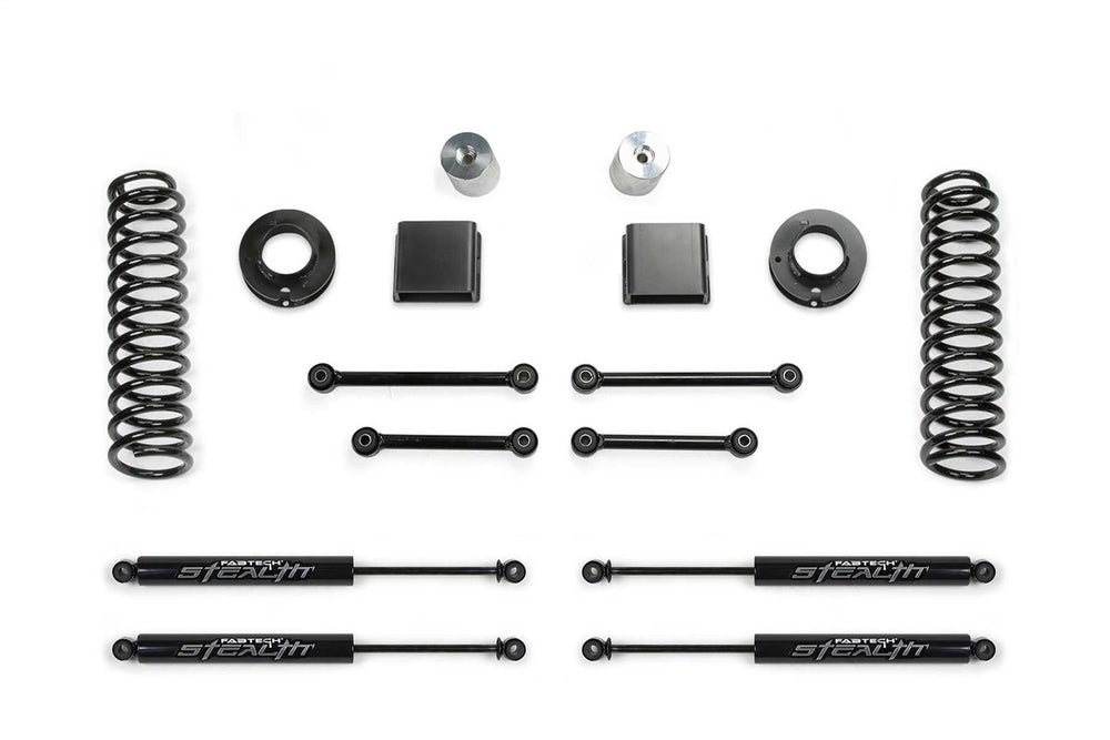 Fabtech Sport Lift System w/Shock, 3" — 2021+ Jeep Gladiator, 4WD