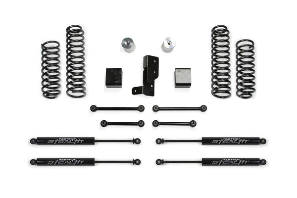Fabtech Sport Lift System with Shock, 3" — 2020-2022 Jeep Wrangler, 4WD