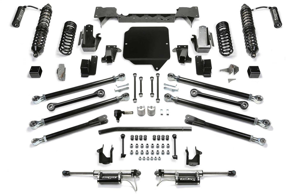 Fabtech Crawler Coilover Lift System, 3" Lift — 2021+ Jeep Wrangler