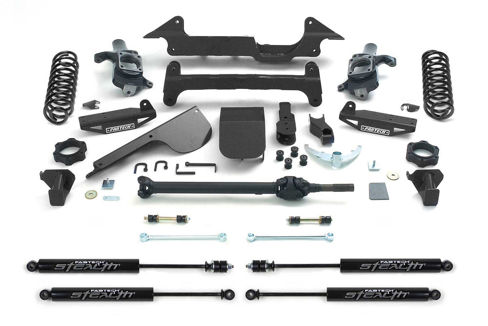 Fabtech Performance Lift System w/Shocks — 6" Lift, 4WD (K5000M)