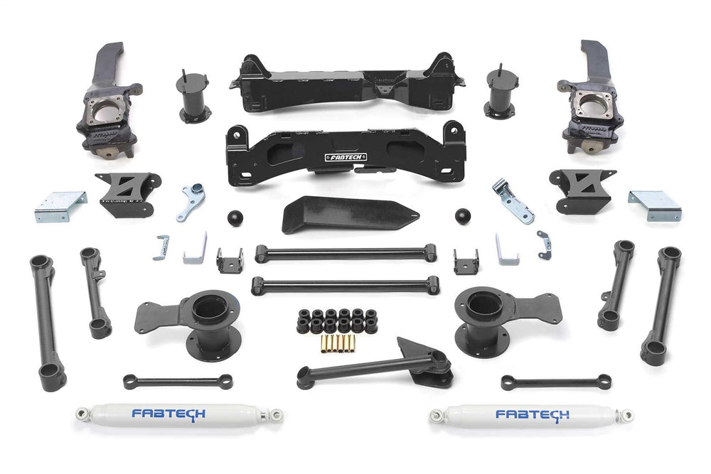 Fabtech Basic Lift System w/Shocks — 6" Lift, 4WD (K7006)