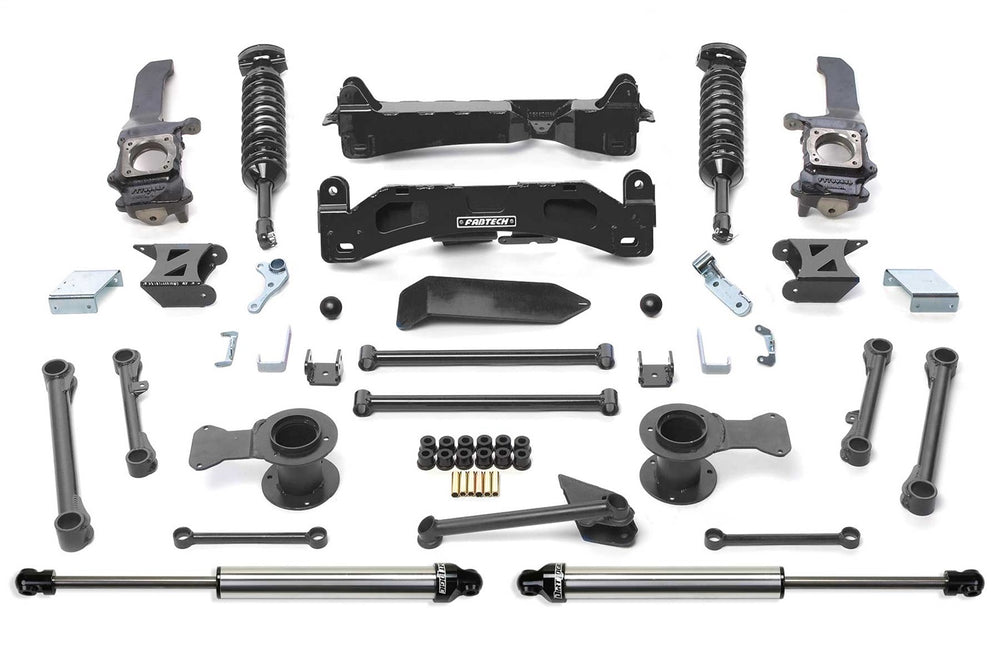 Fabtech Performance Lift System w/Shocks — 6" Lift, 4WD (K7007DL)