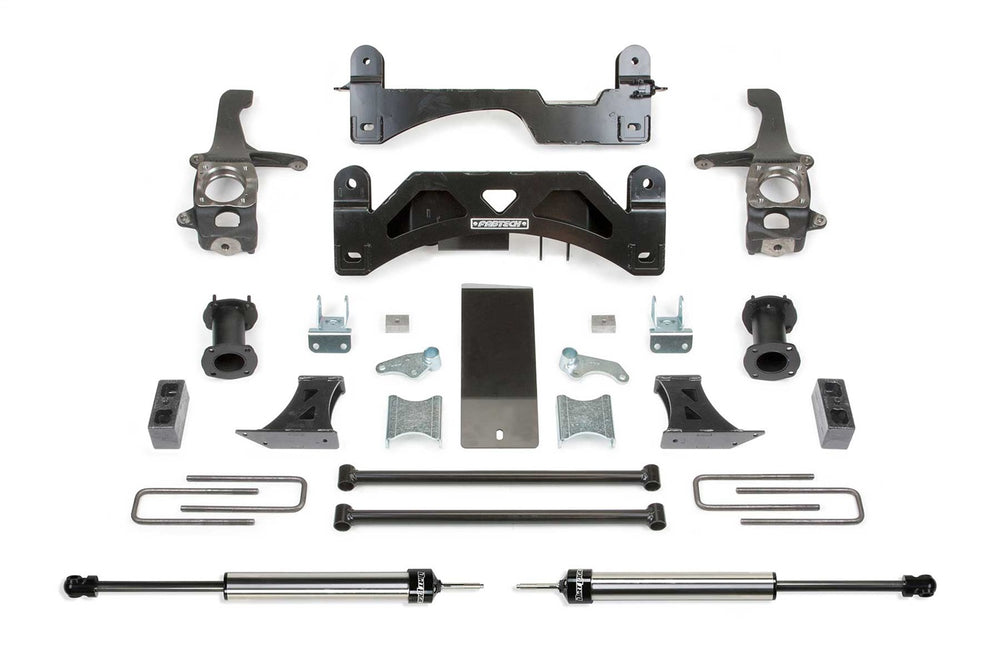 Fabtech Basic Lift System w/Shocks, 6" Lift — 2007-2014 Toyota Tundra, 4WD