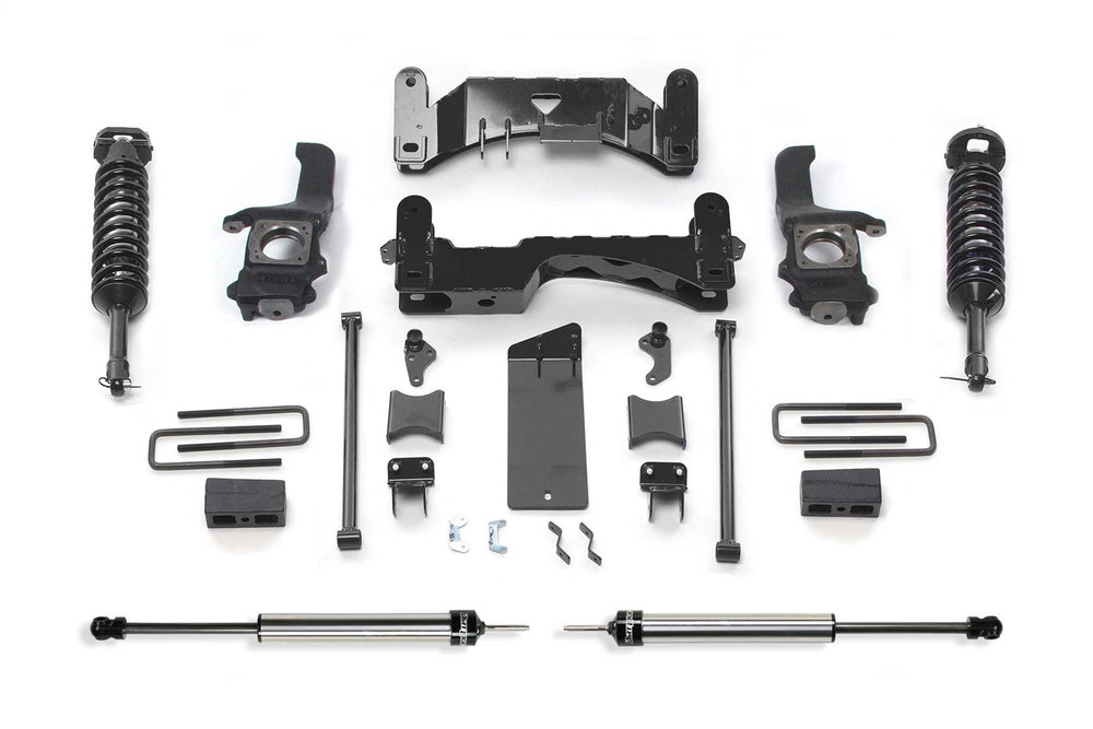 Fabtech Performance Lift System w/Shocks — 6" Lift — 2007-2014 Toyota Tundra, 4WD (K7010DL)