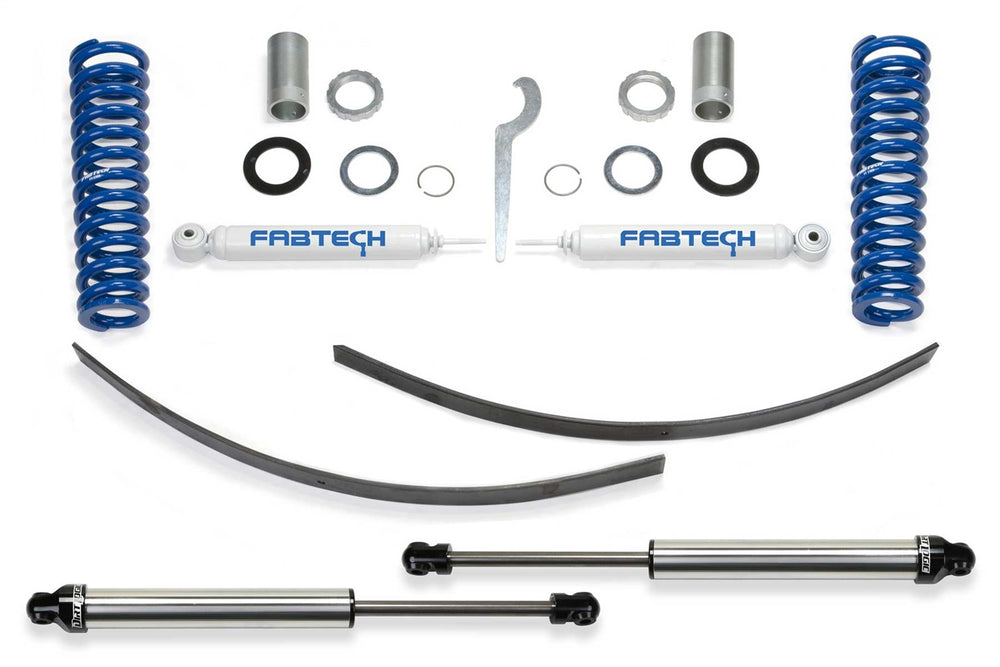 Fabtech Basic Coilover Lift System — 3.5" Lift (K7015DL) — 1998-2004 Toyota Tacoma, 4WD