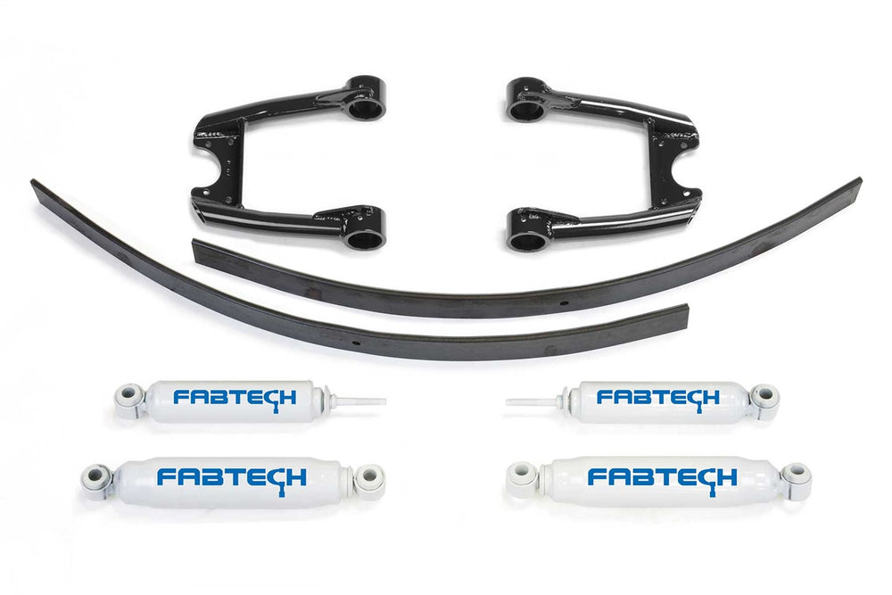 Fabtech Performance Lift System w/Shocks — 3.5" Lift, 2WD