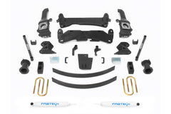 Fabtech Basic Lift System w/Shocks, 6" Lift — 2005-2013 Toyota Tacoma