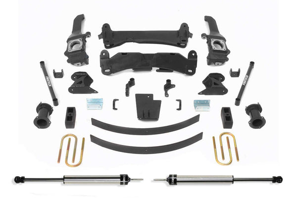 Fabtech Basic Lift System with Shocks, 6" Lift — 2005-2013 Toyota Tacoma