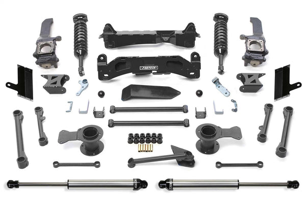Fabtech Performance Lift System w/Shocks — 6" Lift — 2010-2017 Toyota 4Runner, 4WD (K7060DL)