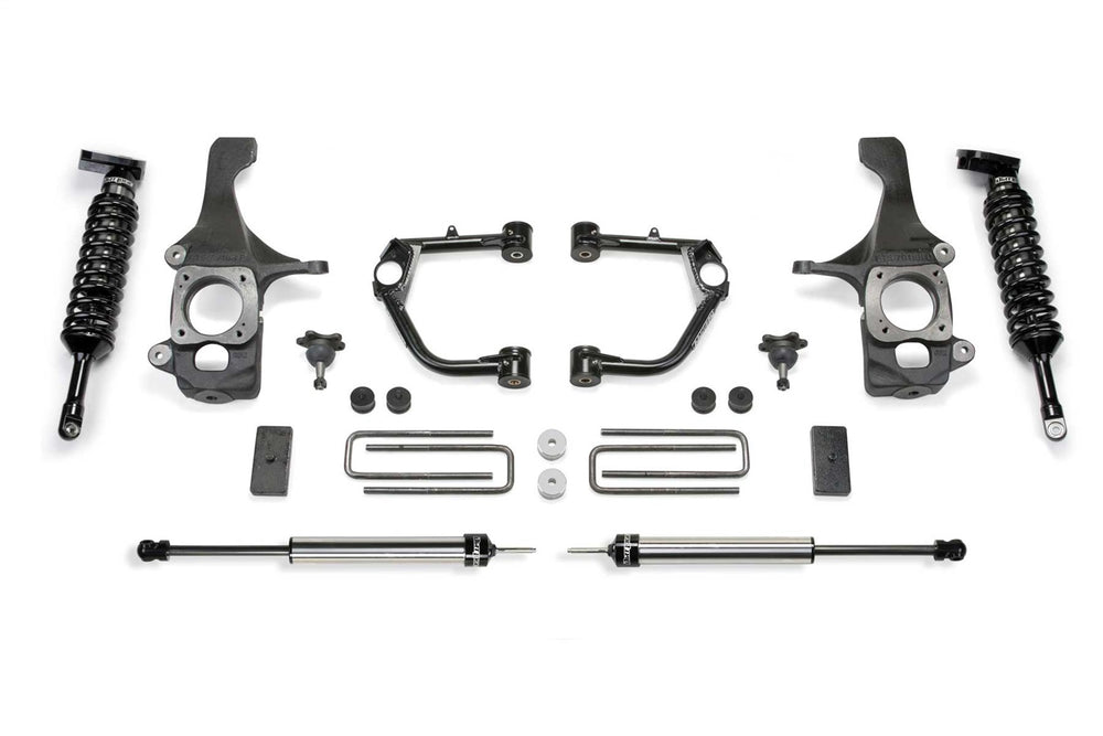 Fabtech Uniball UCA Lift System w/Shocks — 2" Lift — 2016-2017 Toyota Tundra, 4WD (K7073DL)