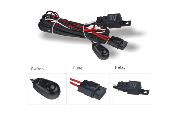 DV8 Offroad Wiring Harness with Relay And Switch