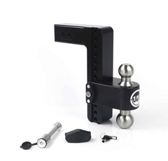 Weigh Safe 10" Drop Hitch, 2.5" Shank (10K/18.5K Grwr) (LTB10-2.5-KA-CER-BLA)