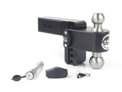 Weigh Safe 4" Drop Hitch, 2.5" Shank (10K/18.5K Grwr) (LTB4-2.5-KA-CER-BLA)