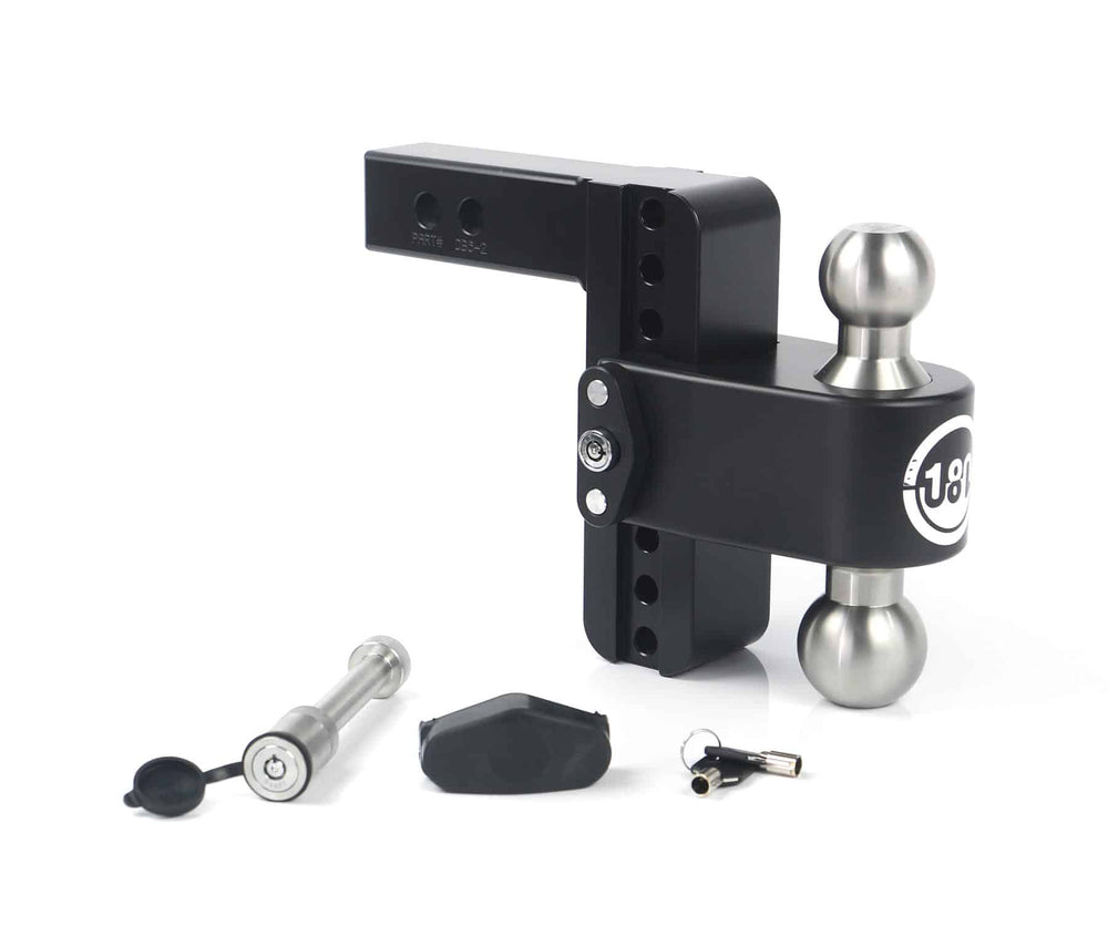 Weigh Safe 6" Drop Hitch, 2" Shank (10K/12.5K Grwr) (LTB6-2-KA-CER-BLA)