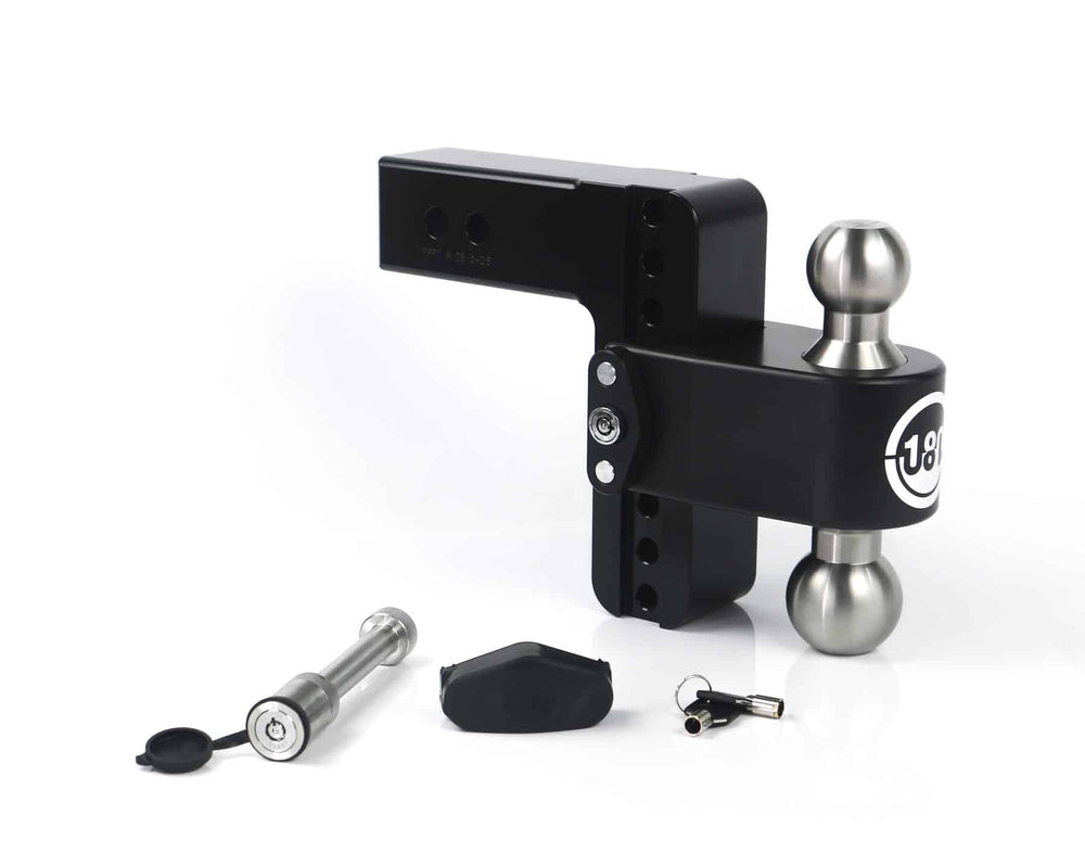 Weigh Safe 6" Drop Hitch, 2.5" Shank (10K/18.5K Grwr) (LTB6-2.5-KA-CER-BLA)
