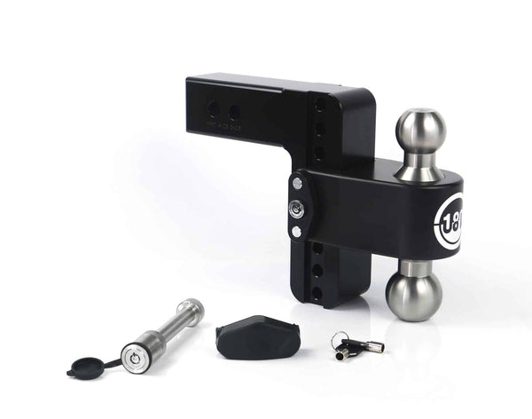 Weigh Safe 6" Drop Hitch, 2.5" Shank (10K/18.5K Grwr) (LTB6-2.5-KA-CER-BLA)