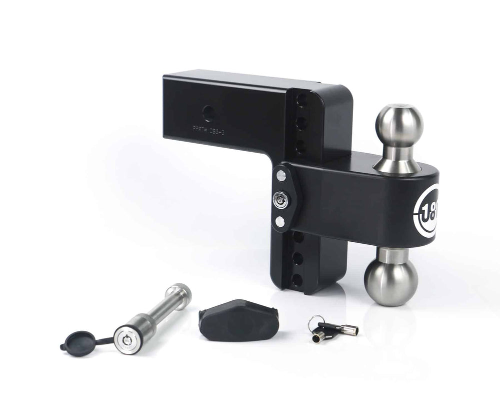 Weigh Safe 6" Drop Hitch, 3" Shank (10K/21K Grwr) (LTB6-3-KA-CER-BLA)