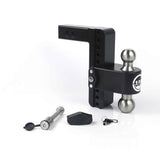 Weigh Safe Cerakote 180 Hitch Stainless Steel 8In Drop Hitch With 2In Shank (10K/12.5K Grwr) With Ws05