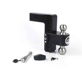 Weigh Safe Cerakote 180 Hitch Stainless Steel 8In Drop Hitch With 2.5In Shank (10K/18.5K Grwr) With Ws05