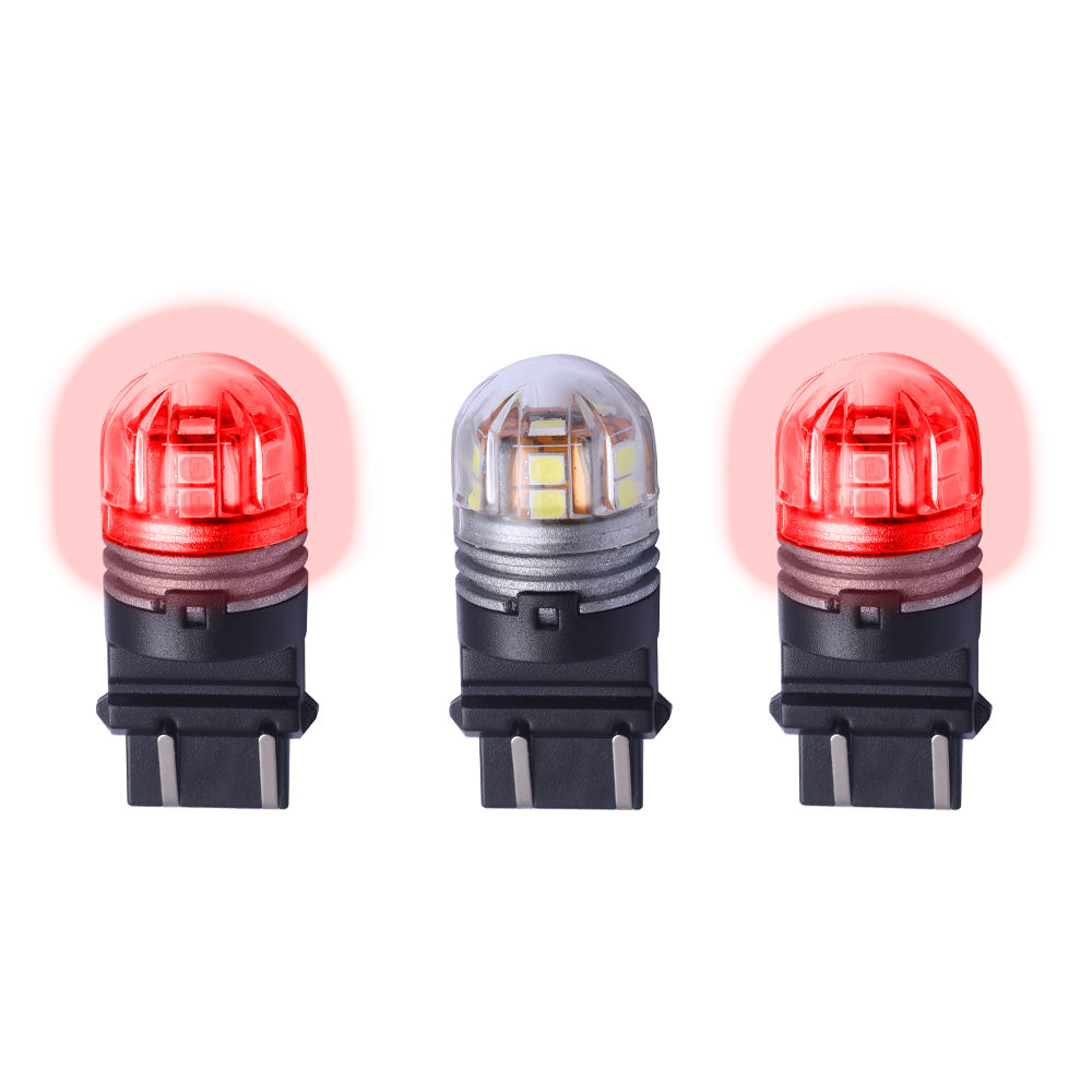 Putco Lumacore 1157 Red Pair (X3 Strobe With Bright Stop)