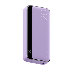 LOGiiX Vibrance Piston Power 20000 mAh Power Bank - Lavender