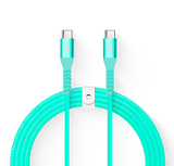 LOGiiX Vibrance Braid 1.2M USB-C to USB-C - Teal