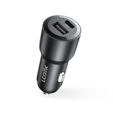 LOGiiX Power Lite 20W Duo Car Charger - Black