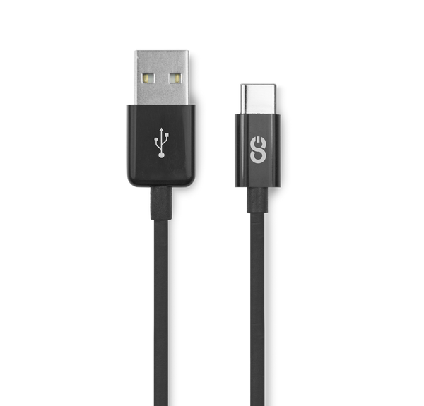 LOGiiX Sync & Charge 30cm USB-A to USB-C 2.0 - Black