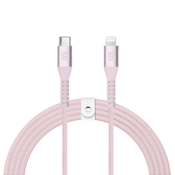 LOGiiX Vibrance Braid 1.2M USB-C to Lightning - Blush