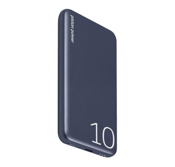 LOGiiX Piston Power 10000 mAh Aluminum Power Bank - Midnight Blue