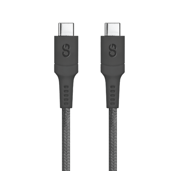 LOGiiX Sync & Charge Anti Stress 1.2M USB-C to USB-C - Black